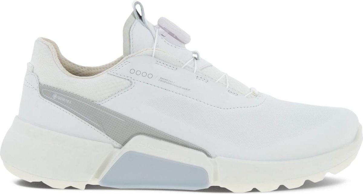 Ecco Biom Hybrid 4 (2023) BOA Vandtætte Dame Golfsko Uden Spikes - White/Concrete - Str. 37 Normal