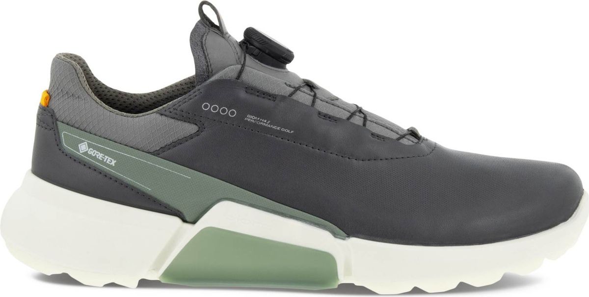 Ecco Biom Hybrid 4 (2023) BOA Vandtætte Herre Golfsko Uden Spikes - Magnet/Frosty Green - Str. 39 Normal