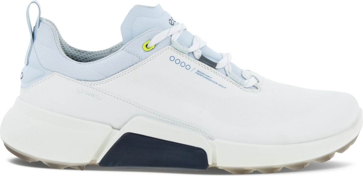 Ecco Biom Hybrid 4 (2023) Vandtætte Herre Golfsko Uden Spikes - White/Air - Str. 42 Normal