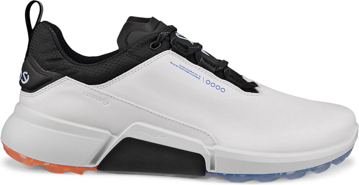 Ecco Biom Hybrid 4 (2023) Vandtætte Herre Golfsko Uden Spikes - White (Limited) - Str. 40 Normal