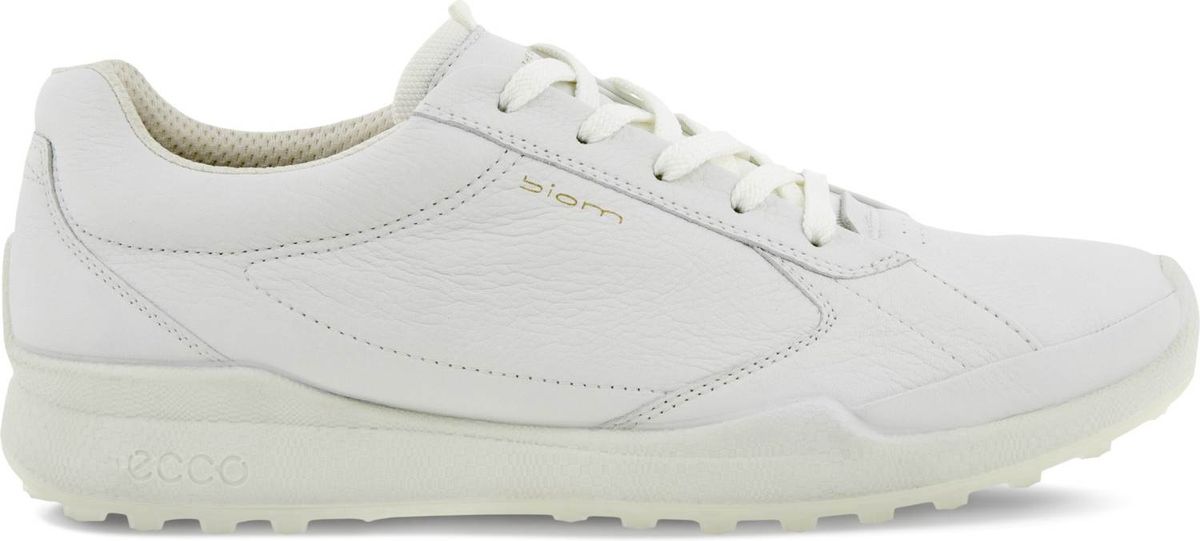 Ecco Biom Hybrid Vandtætte Herre Golfsko Uden Spikes - White - Str. 40 Normal