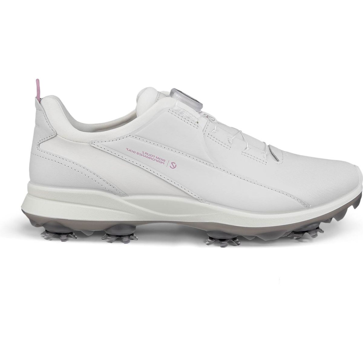 Ecco Biom Tour BOA Vandtætte Dame Golfsko Med Spikes - White - Str. 38 Normal