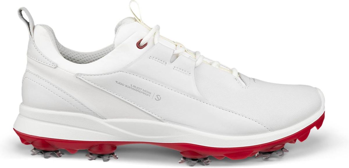 Ecco Biom Tour Vandtætte Dame Golfsko Med Spikes - White - Str. 36 Normal