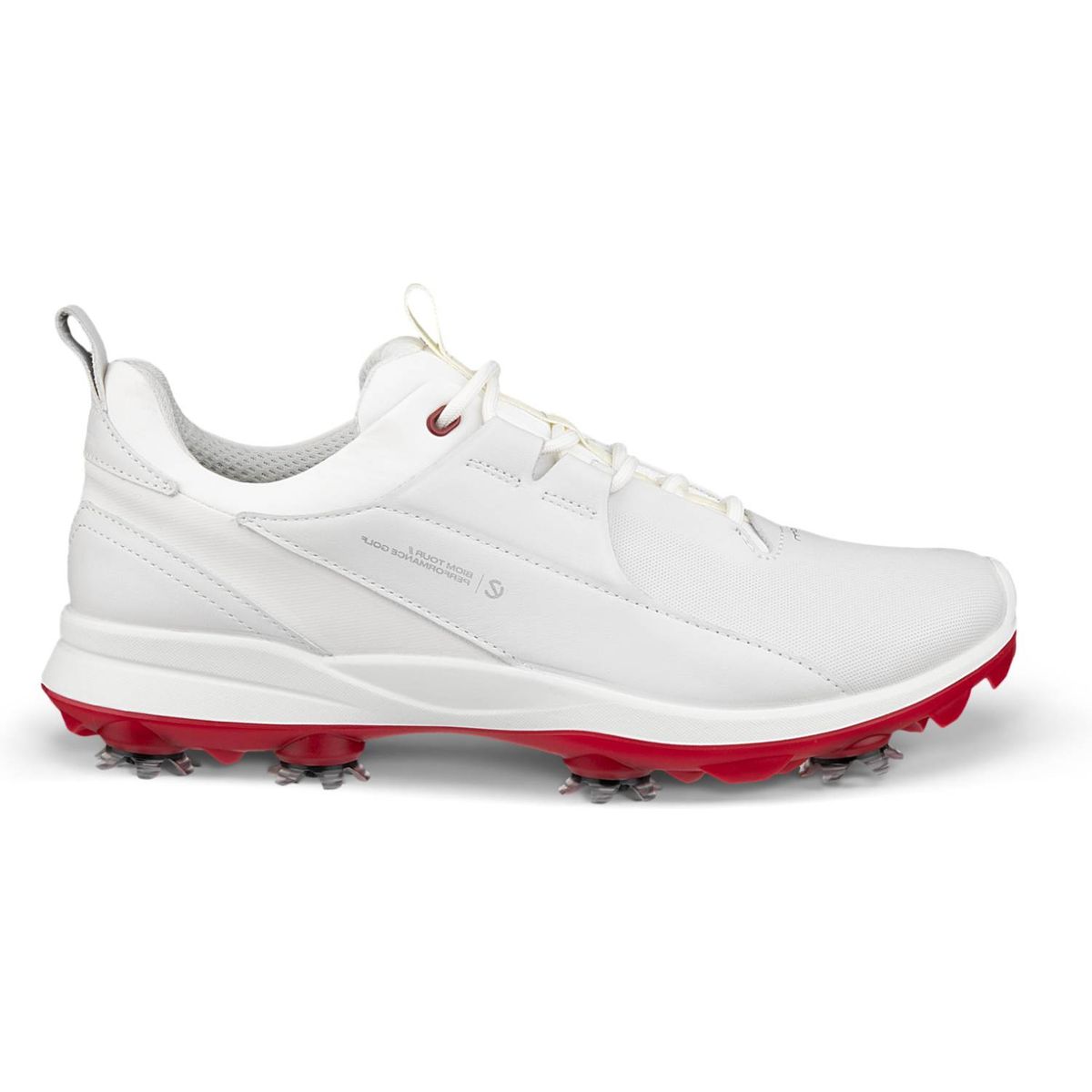 Ecco Biom Tour Vandtætte Dame Golfsko Med Spikes - White - Str. 42 Normal