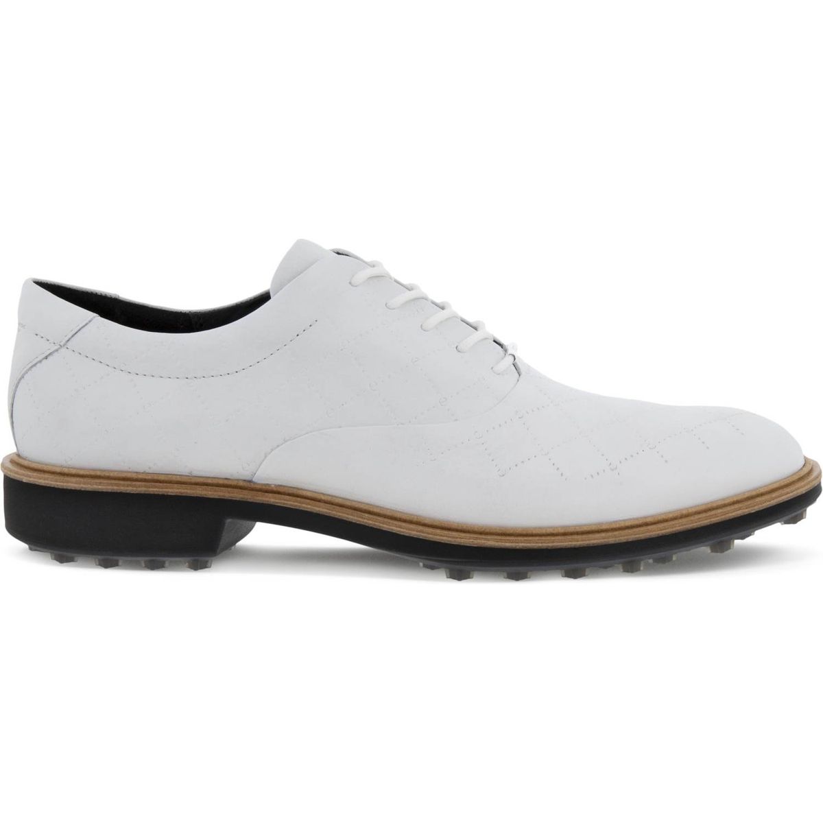 Ecco Classic Hybrid Vandtætte Herre Golfsko Uden Spikes - White - Str. 45 Normal