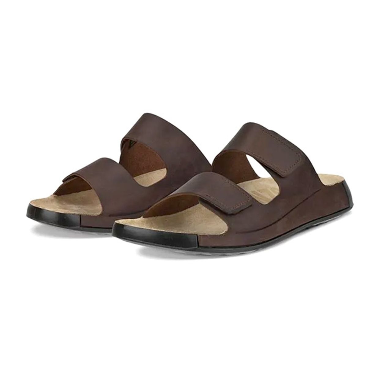 Ecco Cozmo Slide Beigeal Herre / Mænd, brun-47 - Sandaler