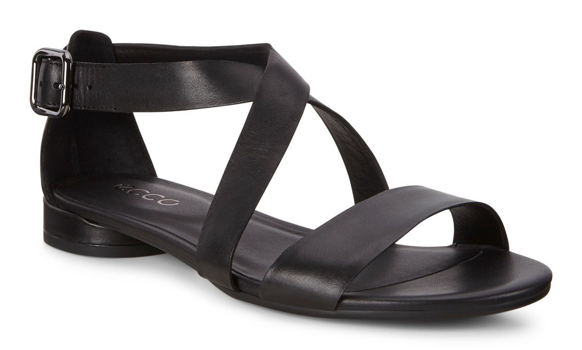 Ecco, Flat Sandal II W - Black - 38