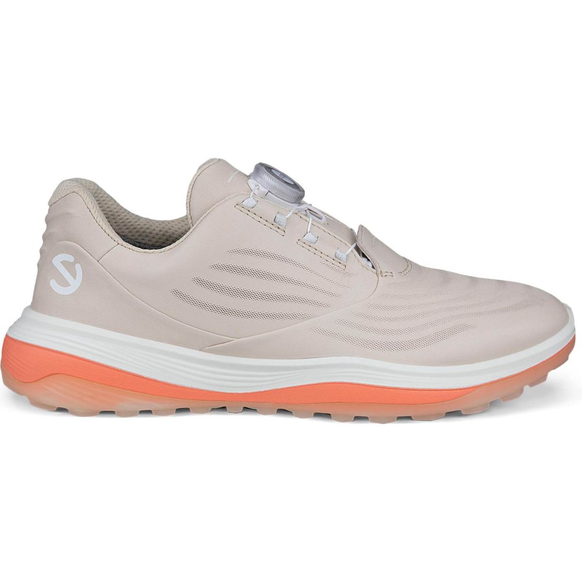 Ecco LT1 BOA Vandtætte Dame Golfsko Uden Spikes - Limestone - Str. 38 Normal