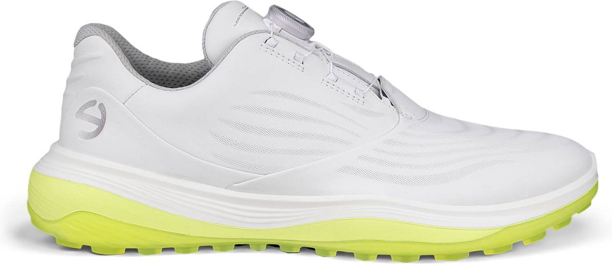 Ecco LT1 BOA Vandtætte Herre Golfsko Uden Spikes - White - Str. 40 Normal