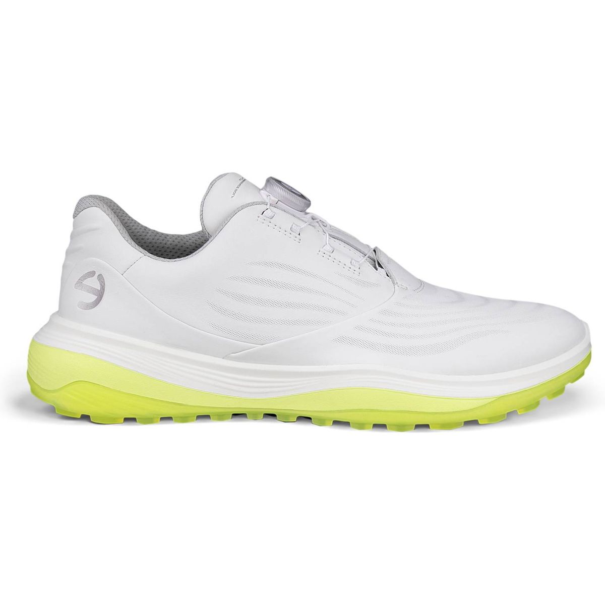 Ecco LT1 BOA Vandtætte Herre Golfsko Uden Spikes - White - Str. 42 Normal