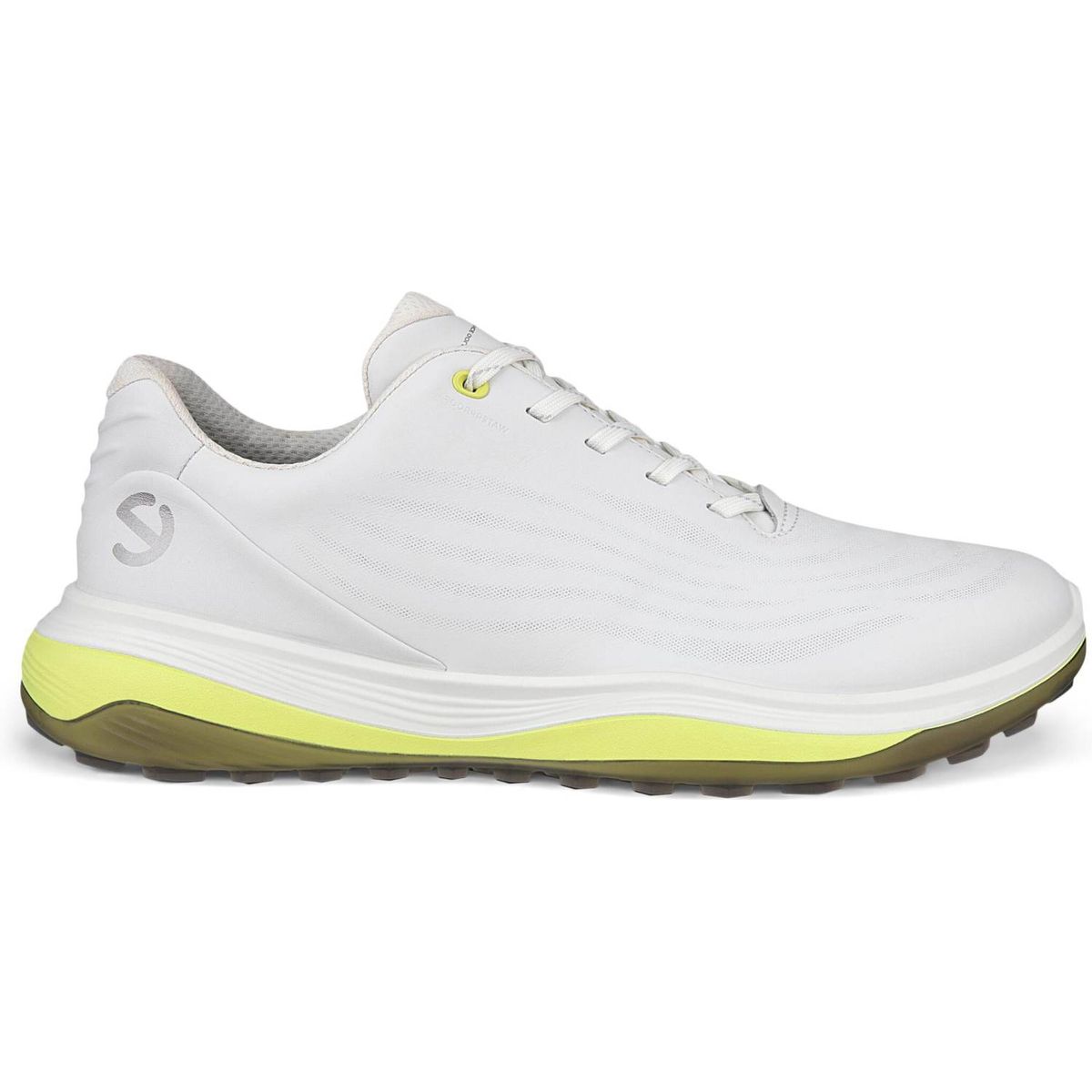 Ecco LT1 Vandtætte Herre Golfsko Uden Spikes - White - Str. 39 Normal