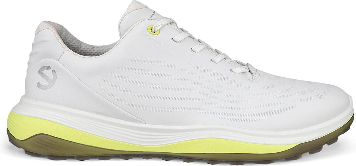 Ecco LT1 Vandtætte Herre Golfsko Uden Spikes - White - Str. 40 Normal