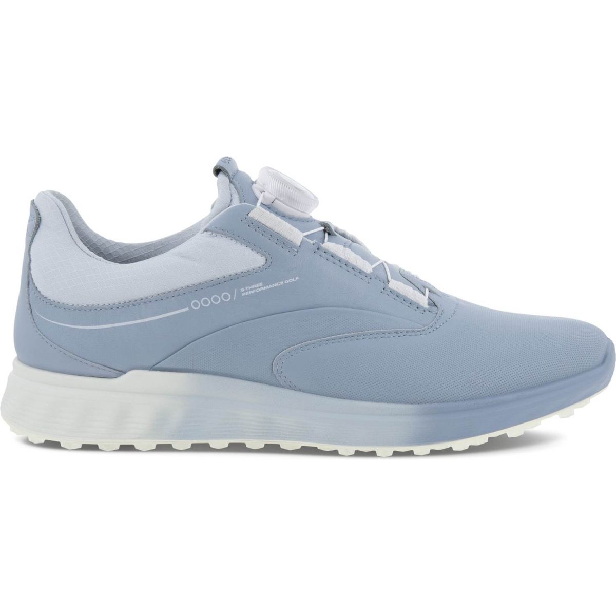 Ecco S-Three (2023) BOA Vandtætte Dame Golfsko Uden Spikes - Dusty Blue/Air - Str. 40 Normal