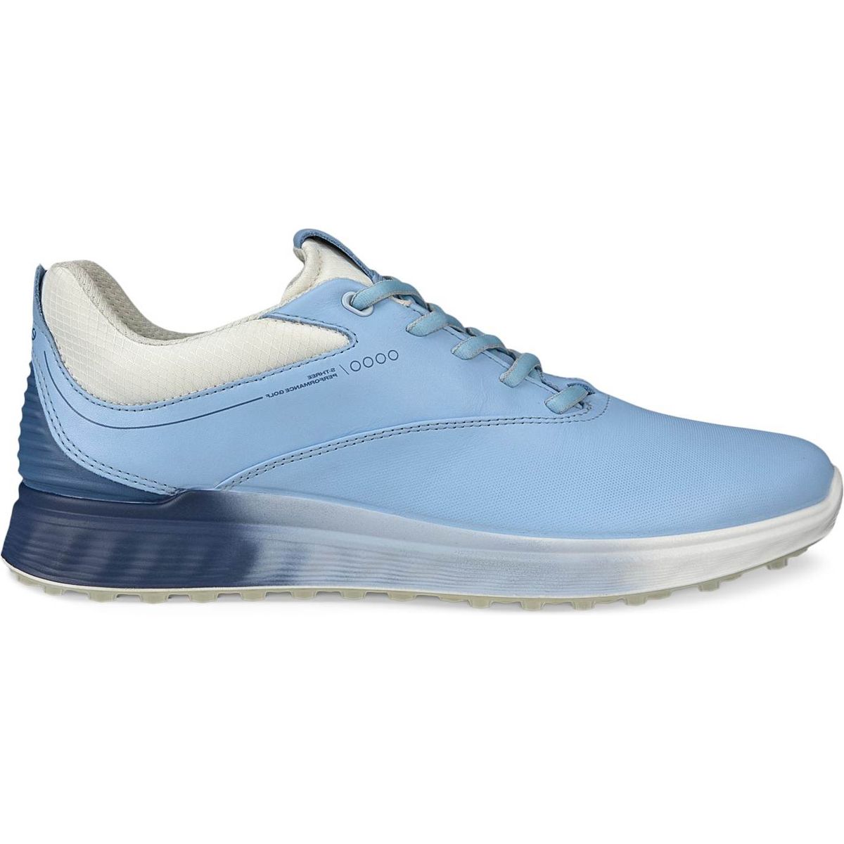 Ecco S-Three (2023) Vandtætte Dame Golfsko Uden Spikes - Bluebell/Retro Blue - Str. 38 Normal