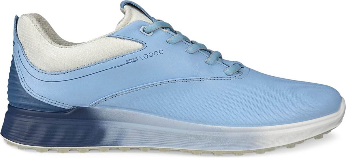 Ecco S-Three (2023) Vandtætte Dame Golfsko Uden Spikes - Bluebell/Retro Blue - Str. 42 Normal