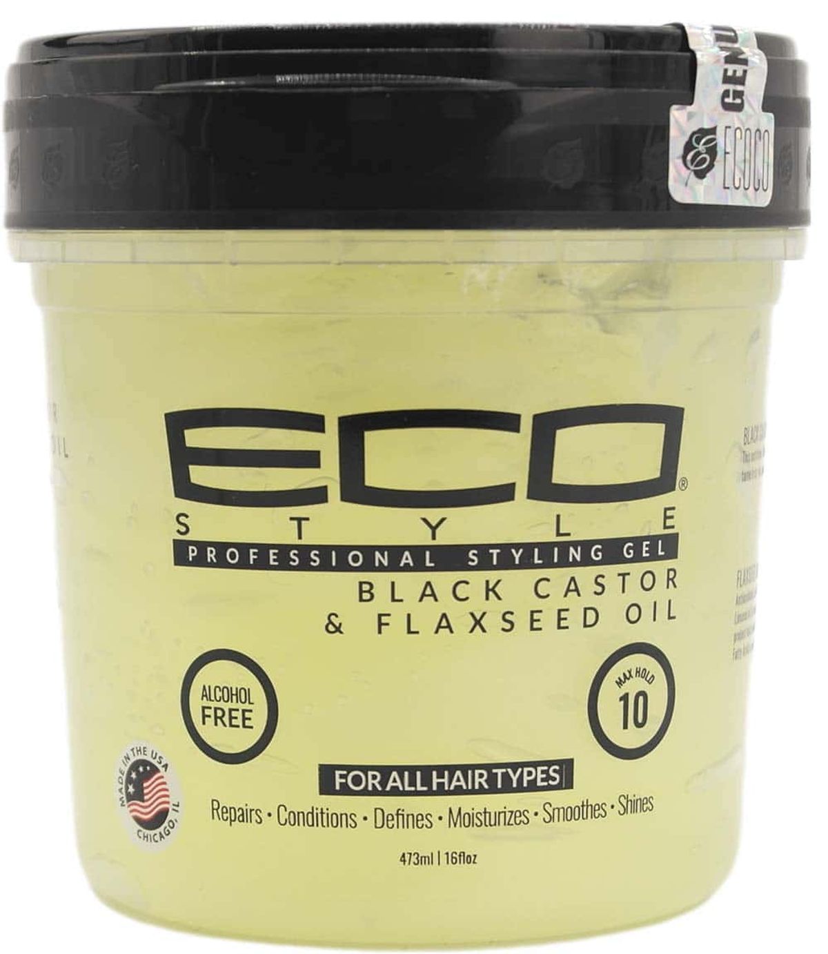 Eco Black Castor Oil 473 ml