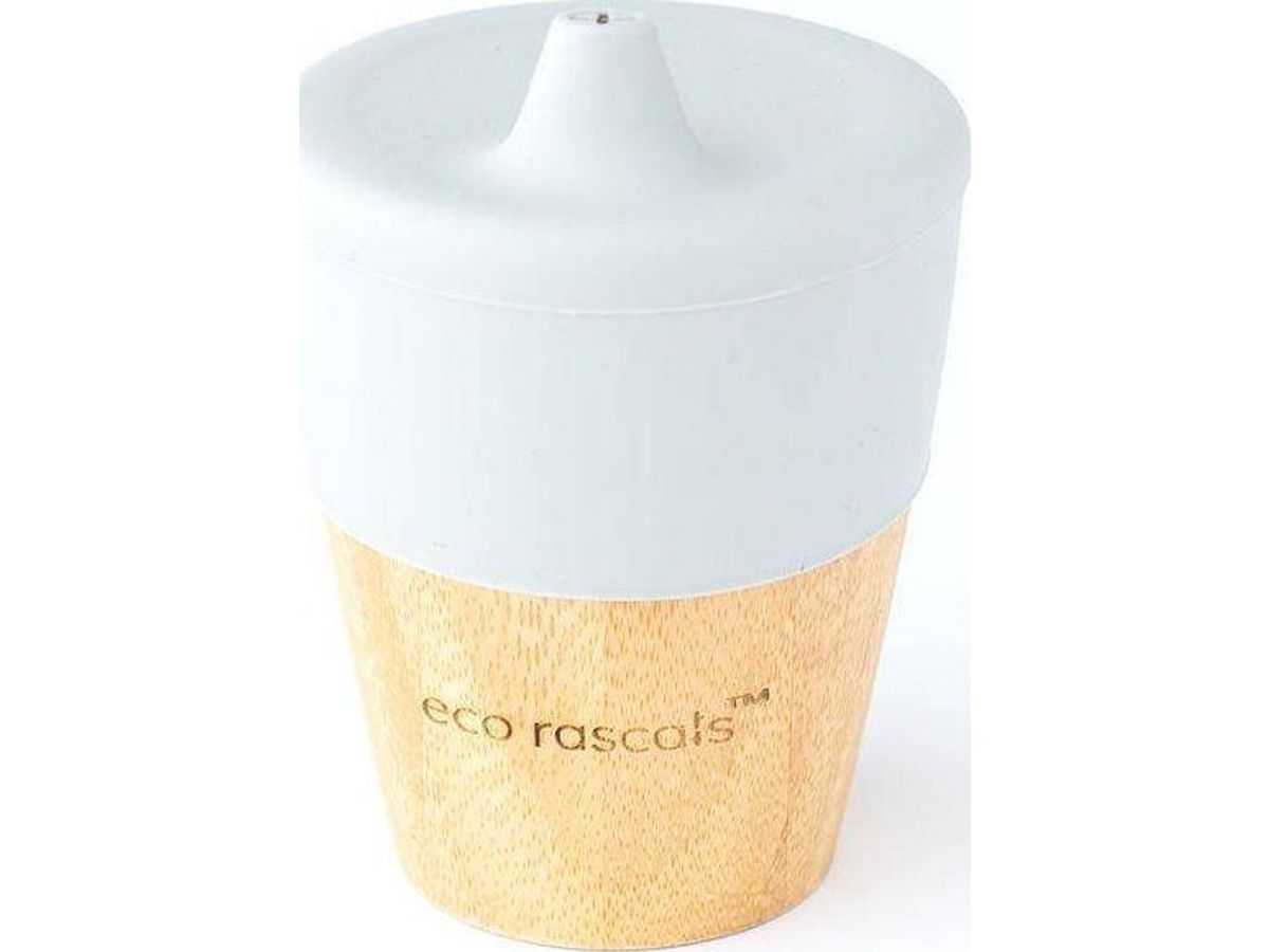 Eco Rascals Ecorascals 190 Ml Bambuskrus Med Silikonehætte I Grå One Size