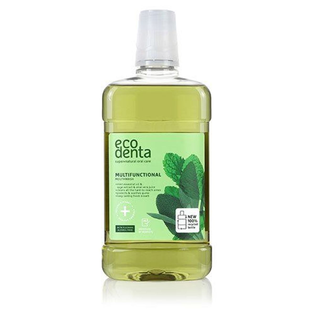 Ecodenta Multifunktion mundskyl m. mint - 500 ml.