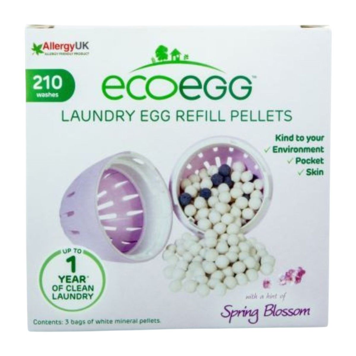 Ecoegg - Refill 210 Vaske - Blomsterduft