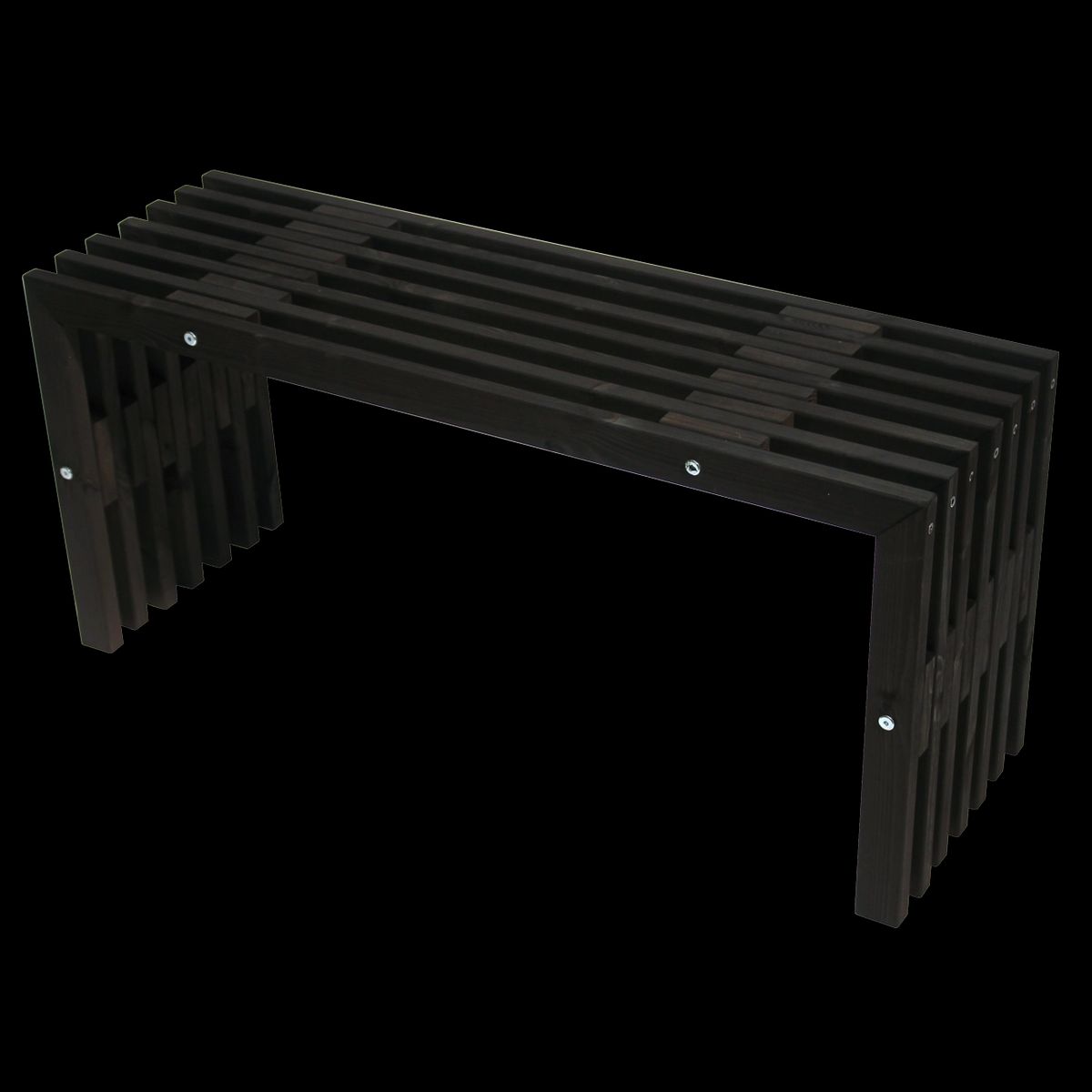 Ecofurn - D-Bench - 100 Pine Black Oiled