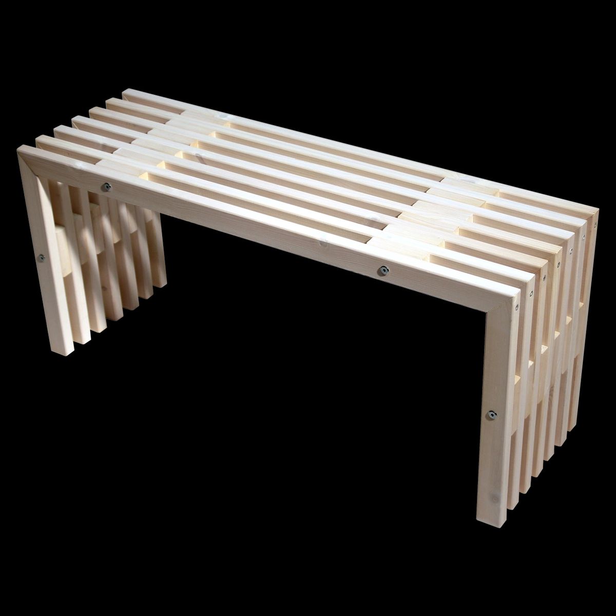 Ecofurn - D-Bench - 100 Pine White Oiled