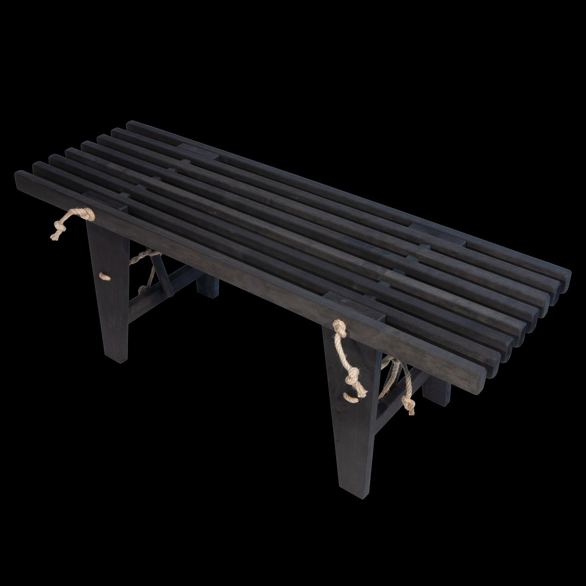 Ecofurn - Ecobench - 120 Alder Black Oiled