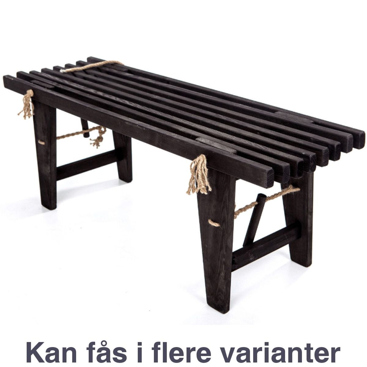 EcoFurn havebænk 120 cm i træ - Olieret birketræ