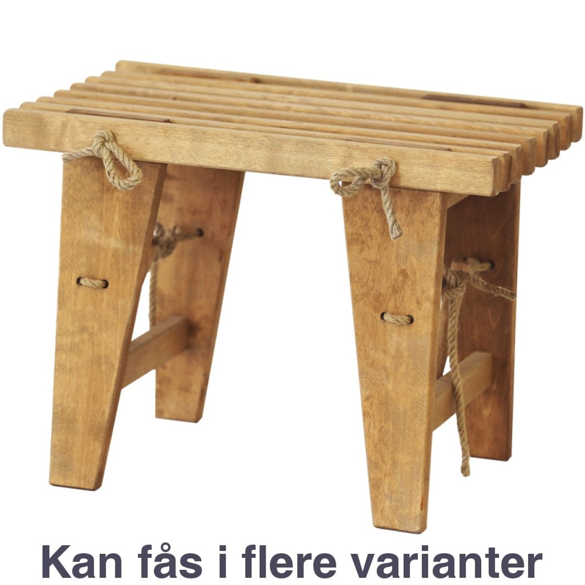 EcoFurn havebænk 60 cm i træ - Olieret birketræ