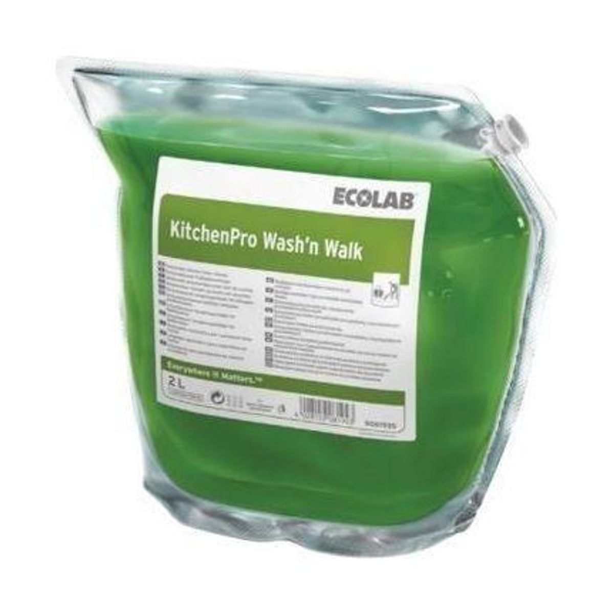 Ecolab Kitchen Pro Wash'n Walk gulvrengøringsmiddel 2 liter