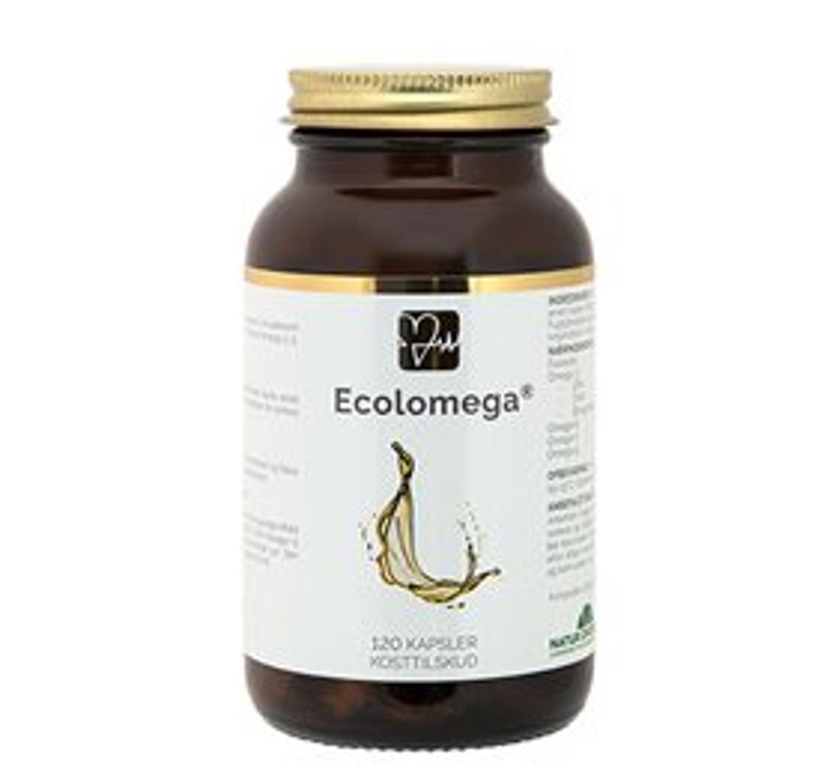 Ecolomega fiskeolie kapsler - 120 kaps.