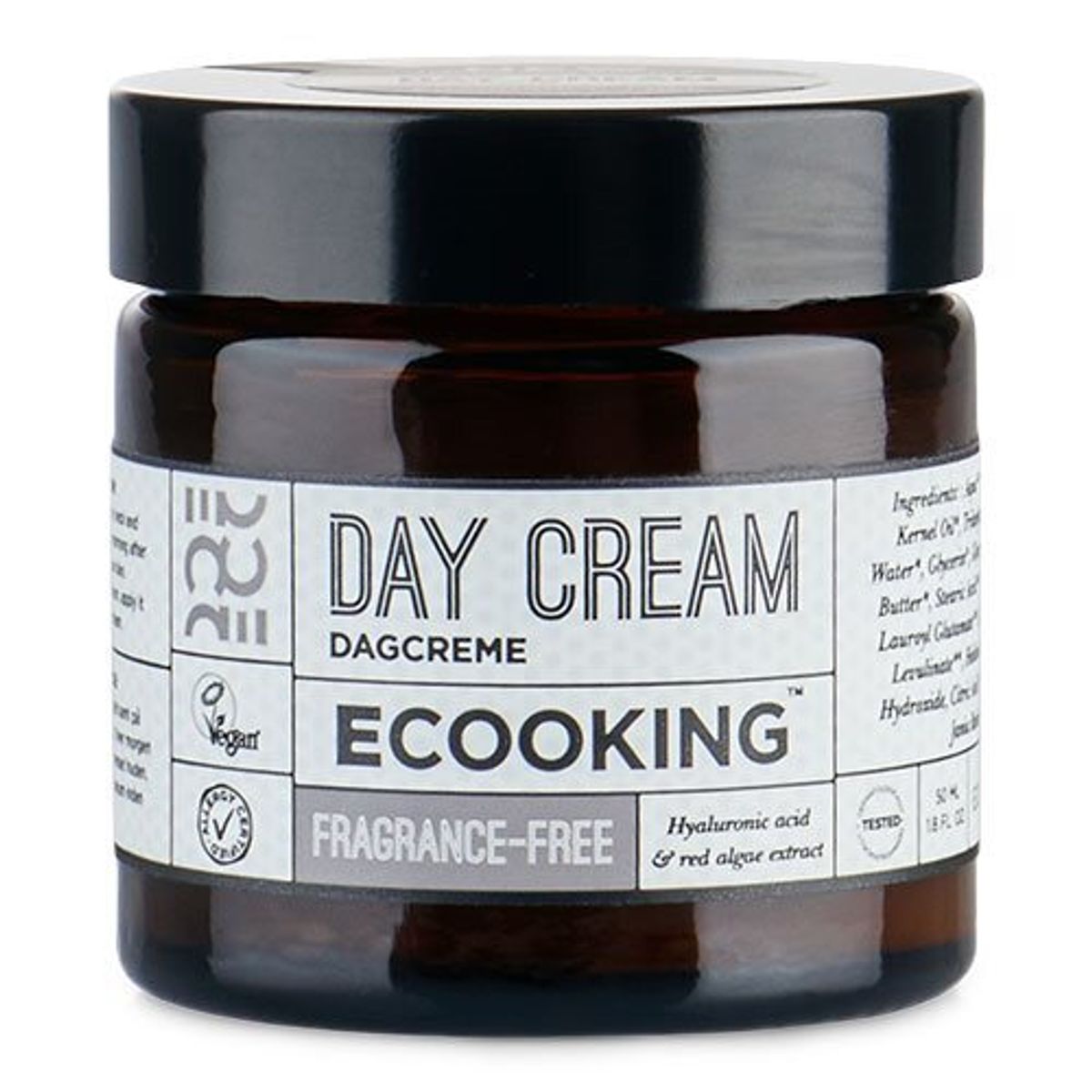 Ecooking Day Cream Parfumefri - 50 ml. (inkl. gratis Ecooking ansigtolie 10 ml. værdi 159.95)