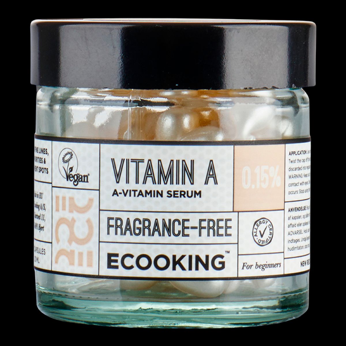 Ecooking Face A-Vitamin 0,15% Parfumefri (60 stk)