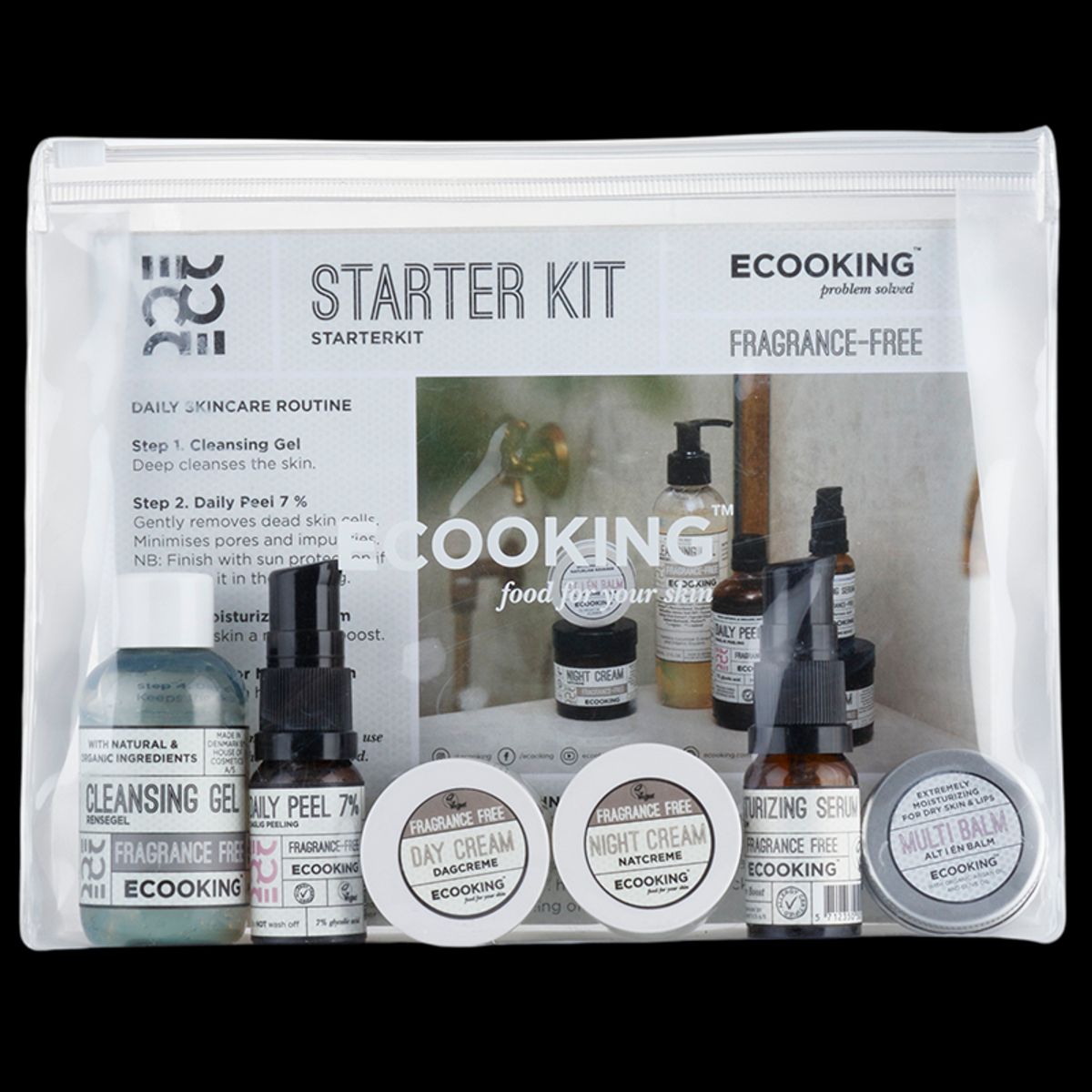 Ecooking Face Starterkit Parfumefri (1 stk)