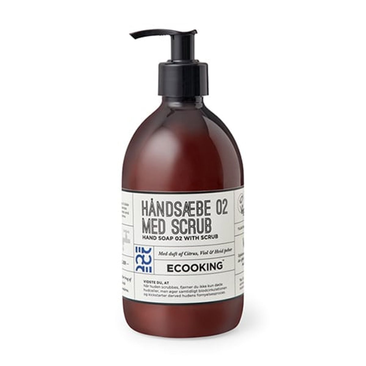 Ecooking Håndsæbe 02 med Scrub 500 ml.