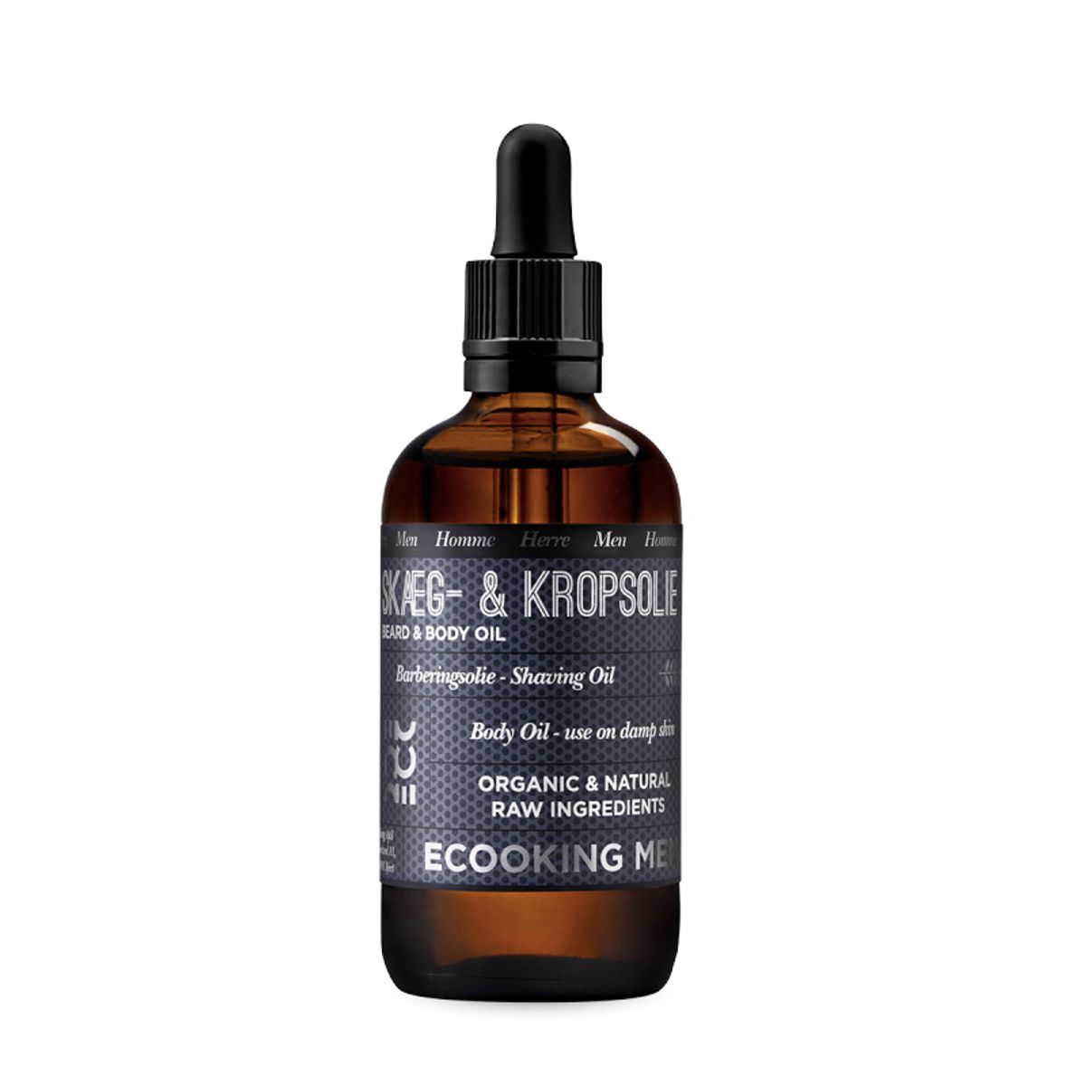 Ecooking Men Skæg & Kropsolie (100 ml)