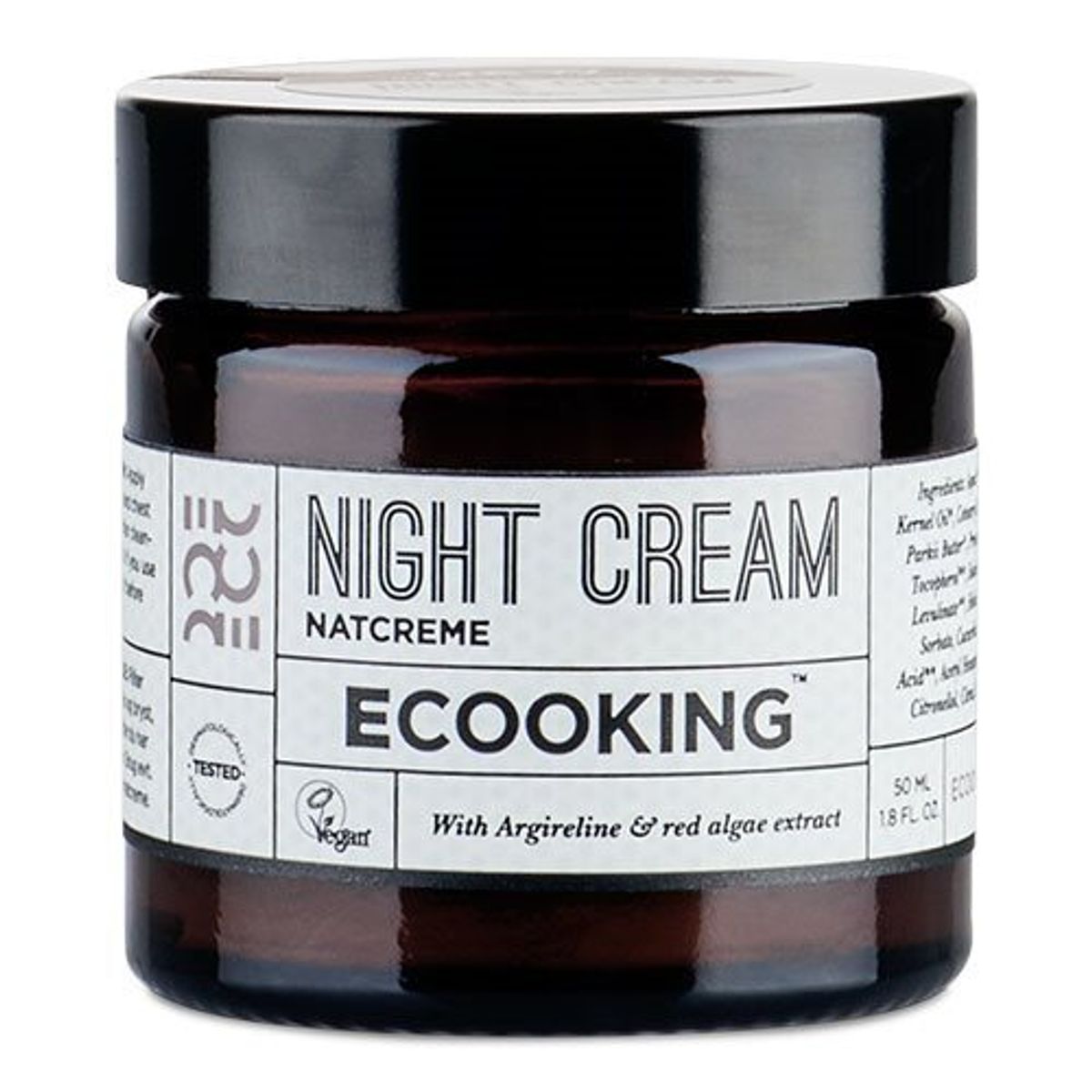 Ecooking Night Cream - 50 ml. (inkl. gratis Ecooking ansigtolie 10 ml. værdi 159.95)