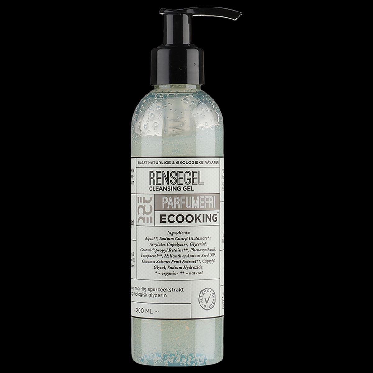 Ecooking Rensegel Parfumefri 200 ml.