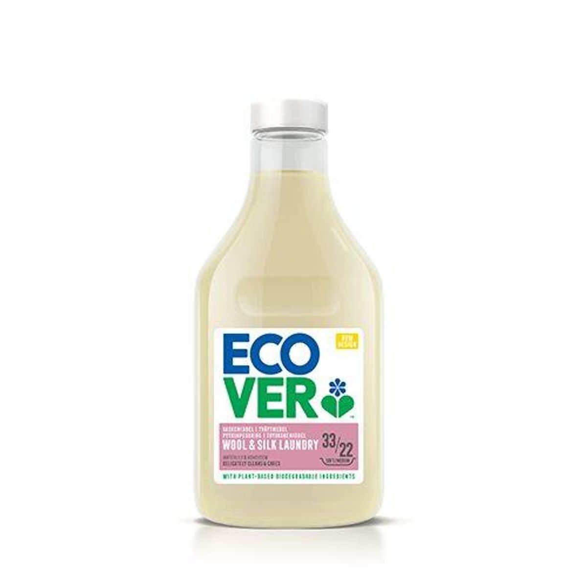 Ecover flydende vaskemiddel Deli Uld & silke - 1 liter