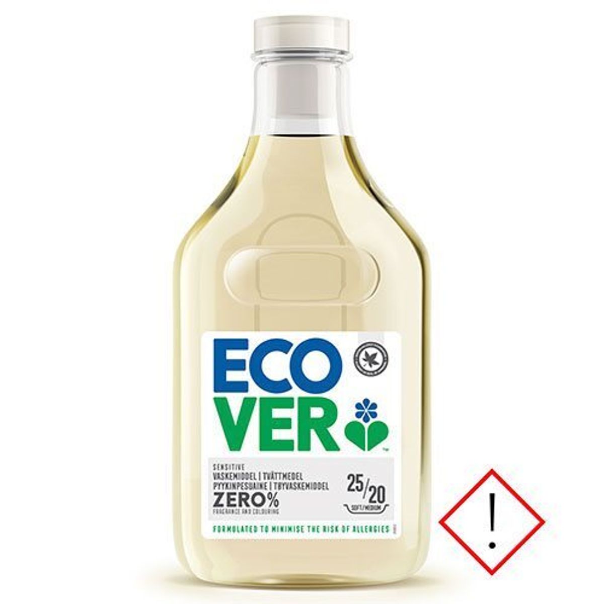 Ecover flydende vaskemiddel ZERO.- 1 liter