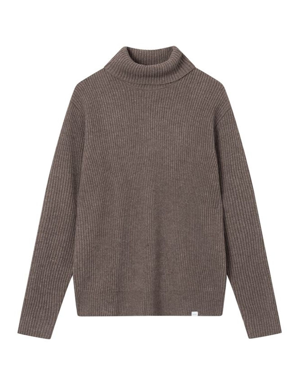 Eddie Wool Rib Rollneck Knit