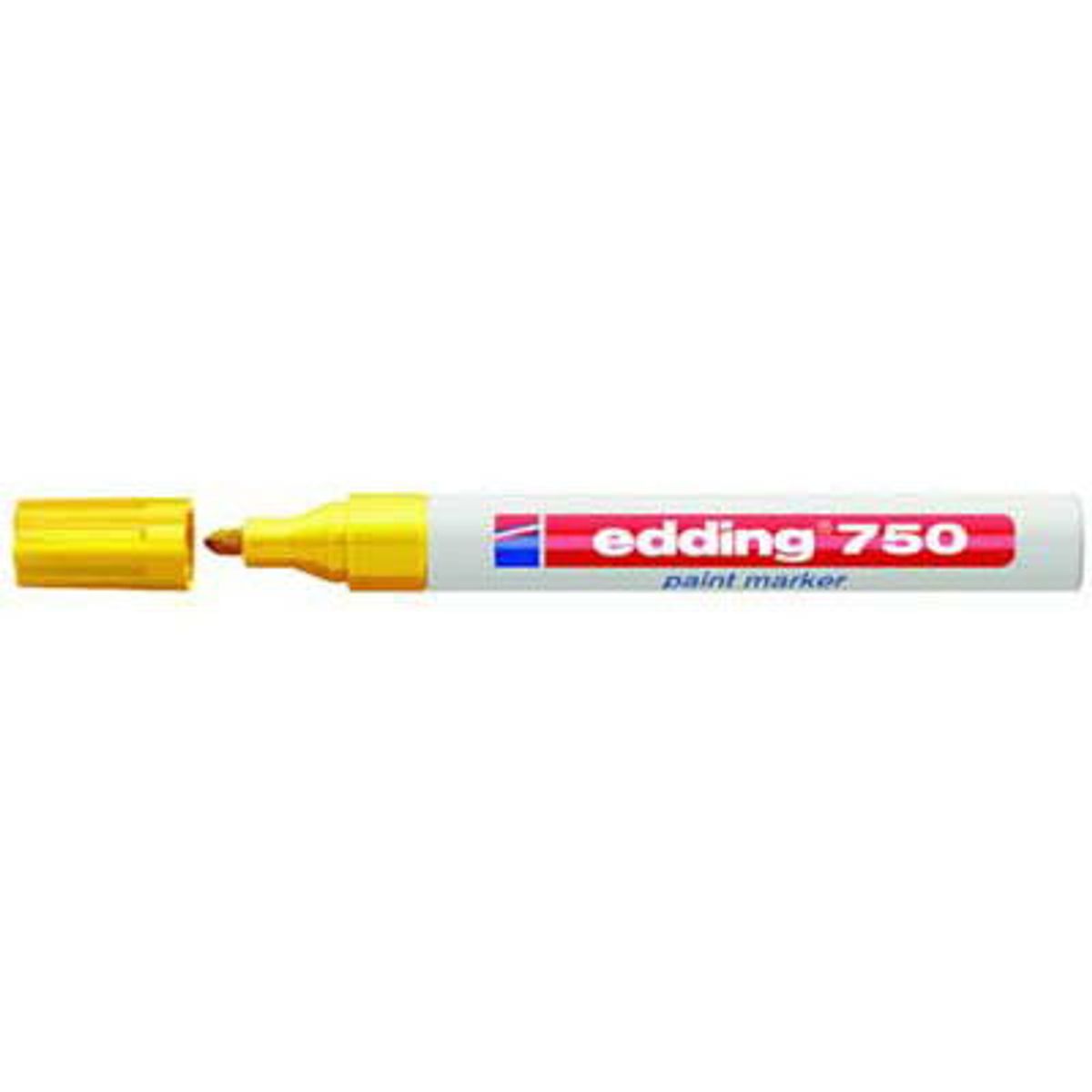 edding 750 paintmarker , skrivebredde: 2040 gul