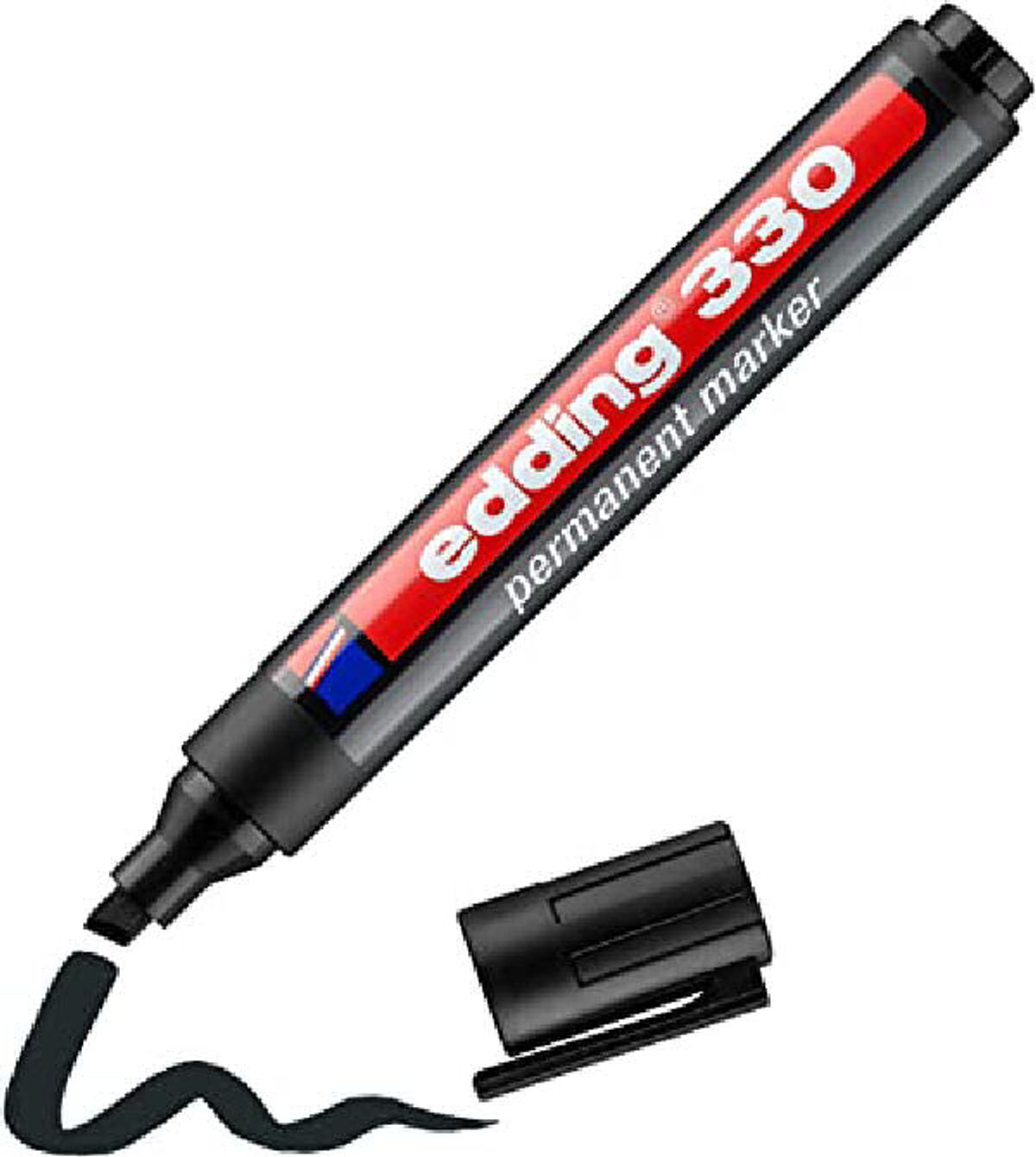 Edding permanent marker edding 330 1-5mm black 10 stk.