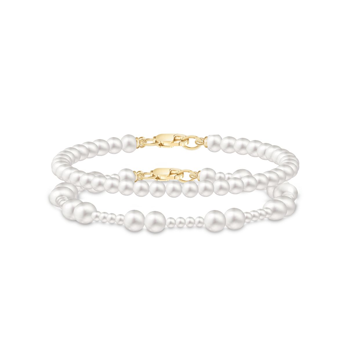 Eden and Esther Bracelet Look White Pearl