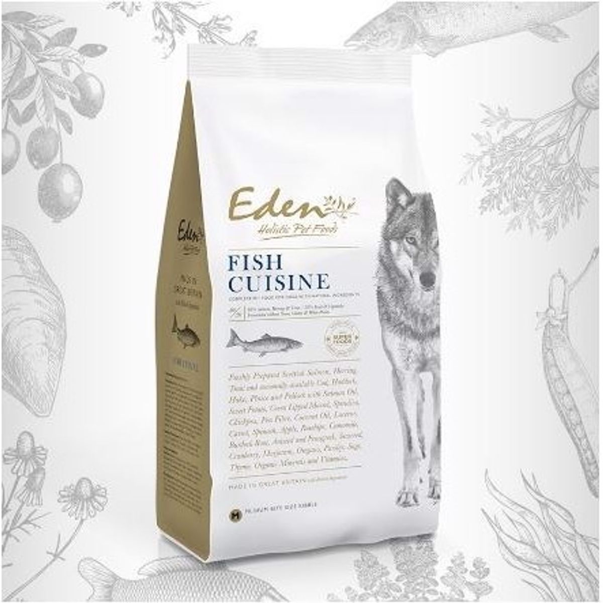 Eden Dry Fish Cuisine, Medium, 12 kg