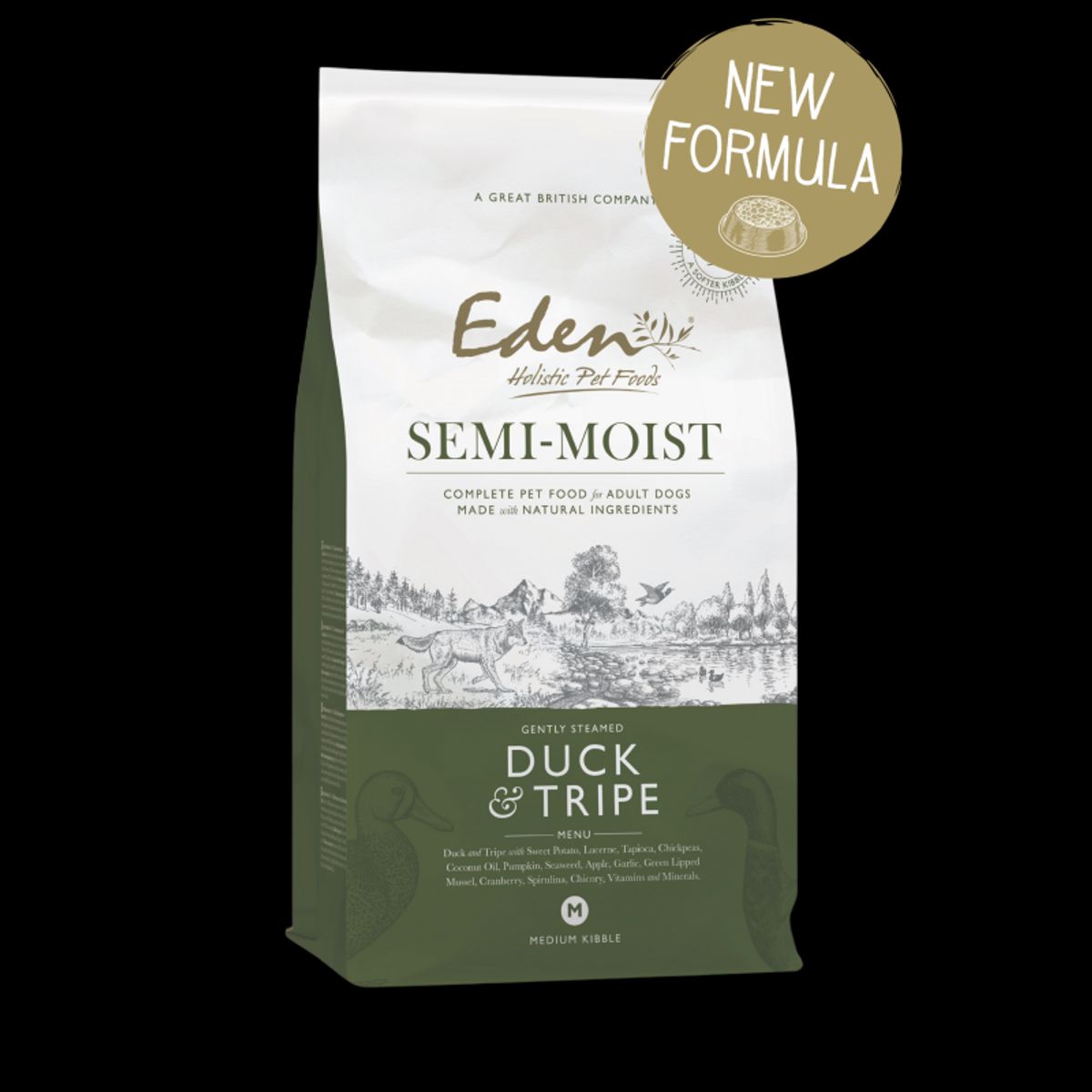 Eden Semi Moist Duck & Tribe, 2 kg