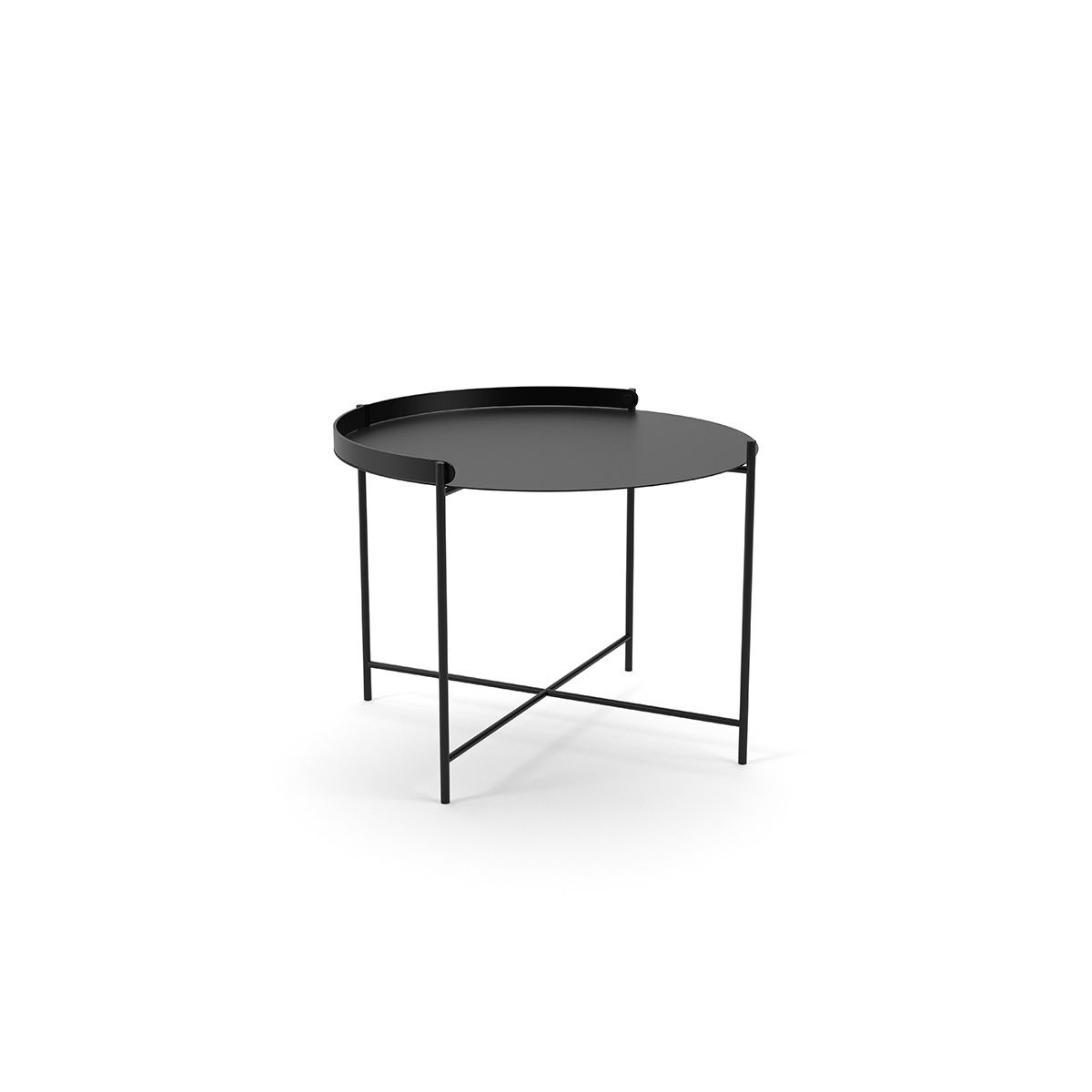 Edge Tray Table, Ø 62 cm fra Houe (Black)