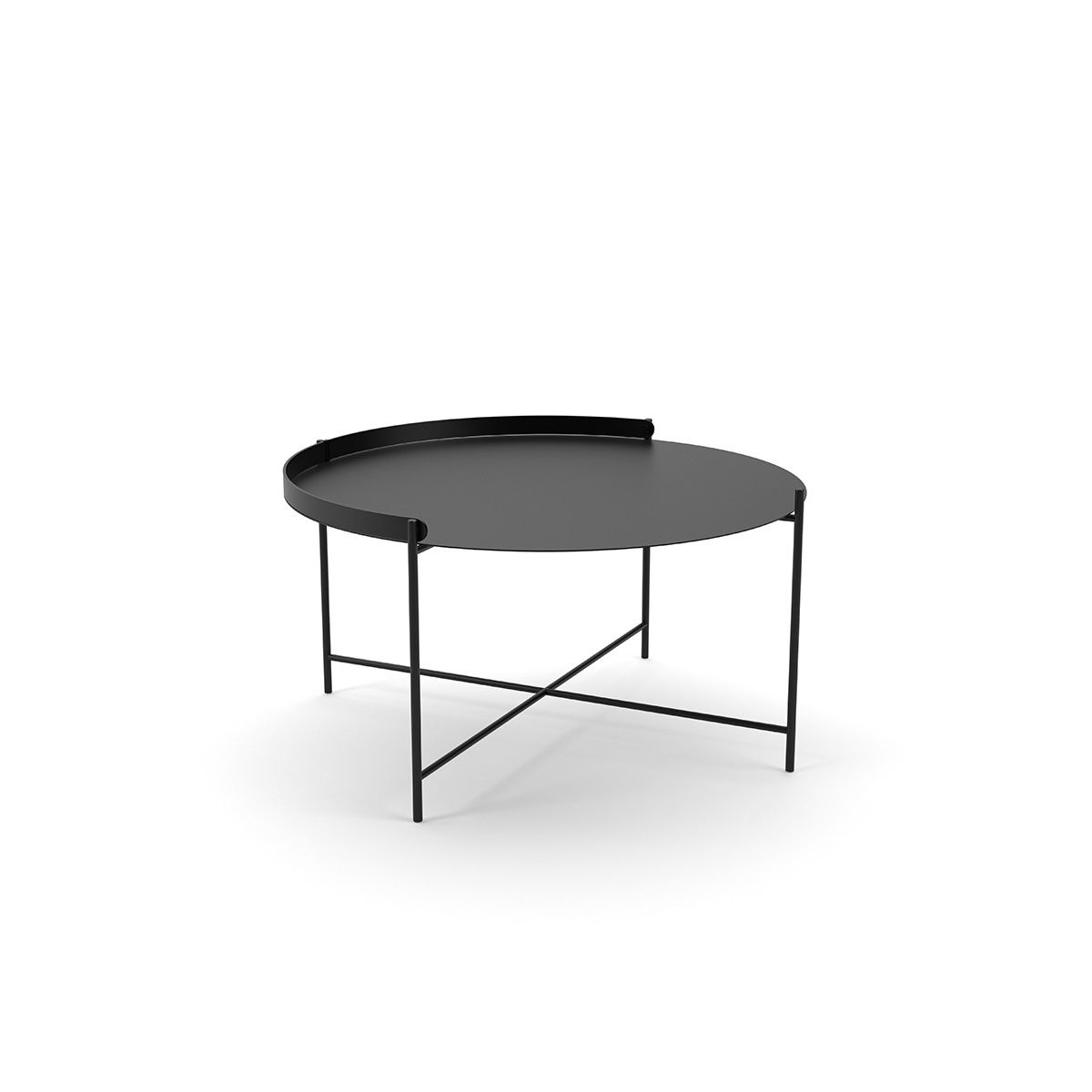 Edge Tray Table, Ø 76 cm fra Houe (Black)