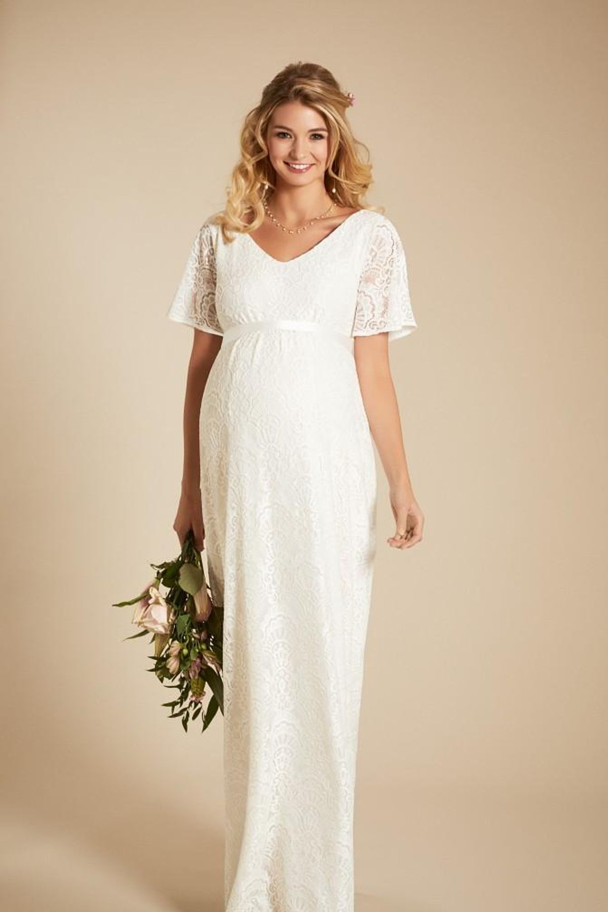 Edith kimono brudekjole til gravid fra Tiffany Rose - Tiffany Rose - Wedding dress - Buump