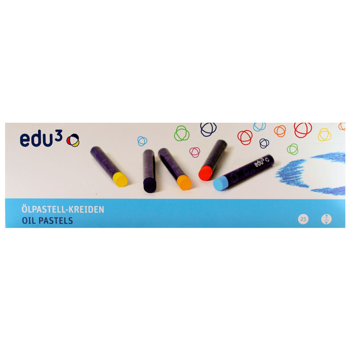 EDU3 OLIEPASTELLER 25 ASS. FV