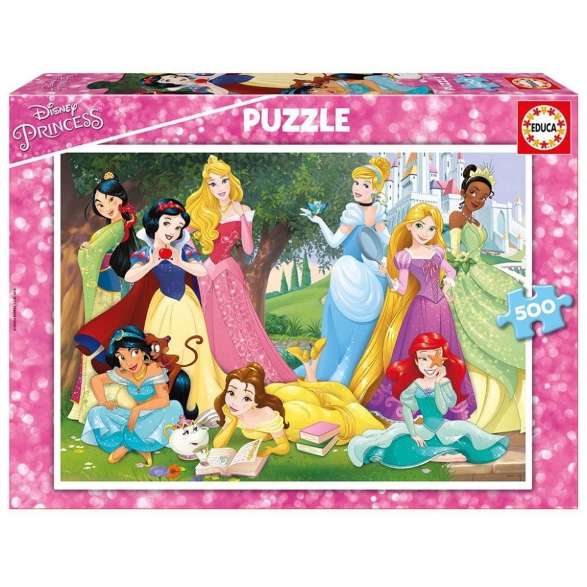 Educa Puslespil 500 Disney Prinsesser